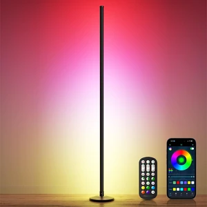 Corner Floor Lamp, Smart RGB LED Corner Lamp with Music Sync and 16M+ DIY Colors, Remote & App Control, Color Changing Ambient Lighting, Floor Lamps for Living Room, Bedroom and Party Corner Floor Lamp, Smart RGB LED Corner Lamp with Music Sync and 16M+ DIY Colors, Remote & App Control, Color Changing Ambient Lighting, Floor Lamps for Living Room, Bedroom and Party
