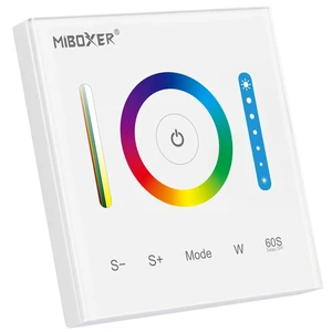 P3 Wall-Mounted Full Touch Panel Controller for 3528 5050 2835 RGB RGBW RGB+CCT Dimmable Color Changing LED Strip Lighting DC 12-24V 10A 120W 240W.Support Voice and DMX512 Control P3 Wall-Mounted Full Touch Panel Controller for 3528 5050 2835 RGB RGBW RGB+CCT Dimmable Color Changing LED Strip Lighting DC 12-24V 10A 120W 240W.Support Voice and DMX512 Control