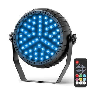 Strobe Lights for Halloween, Battery Powered Mini Party Light | Rechargeable Strobe Light Wireless | Sound Activated & Remote| 54 RGB LED | for DJ Disco Stage Birthday Club Events Strobe Lights for Halloween, Battery Powered Mini Party Light | Rechargeable Strobe Light Wireless | Sound Activated & Remote| 54 RGB LED | for DJ Disco Stage Birthday Club Events