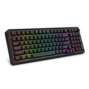 96% Wireless Mechanical Keyboard, Creamy Sound, RGB Backlit, Black | Bluetooth/2.4GHz/USB-C Hot Swappable, Pre-lubed Linear Switches, Knob Control, Custom Gaming Keyboard for PC/Tablet/PS/Xbox 96% Wireless Mechanical Keyboard, Creamy Sound, RGB Backlit, Black | Bluetooth/2.4GHz/USB-C Hot Swappable, Pre-lubed Linear Switches, Knob Control, Custom Gaming Keyboard for PC/Tablet/PS/Xbox
