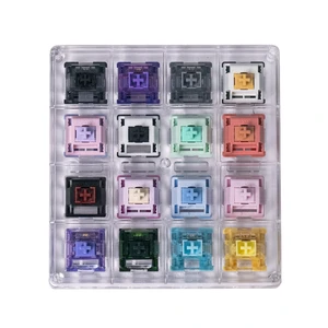 Akko 16-Key Switch Tester Mechanical Keyboards Acrylic Testing Tool Mechanical Keyboard Switches with Dust-Proof Cover Akko 16-Key Switch Tester Mechanical Keyboards Acrylic Testing Tool Mechanical Keyboard Switches with Dust-Proof Cover