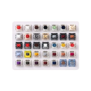 Switch Tester Kit 35PCS Kailh Mechanical Switch Sampler with Linear, Tactile & Clicky Options (Box, Super Speed, Deep Sea Silent) for Typing Feel Testing Switch Tester Kit 35PCS Kailh Mechanical Switch Sampler with Linear, Tactile & Clicky Options (Box, Super Speed, Deep Sea Silent) for Typing Feel Testing