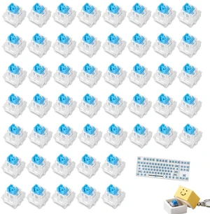 50 Pieces Clickers for 3D Prints,Keyboard Clicker for 3D Prints,Clicky Switches Suitable for 3D Printing,Dustproof,Segmented Shaft,Mechanical Keyboard Switches and Clickers for 3D Printed Fidgets 50 Pieces Clickers for 3D Prints,Keyboard Clicker for 3D Prints,Clicky Switches Suitable for 3D Printing,Dustproof,Segmented Shaft,Mechanical Keyboard Switches and Clickers for 3D Printed Fidgets