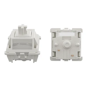 Gateron Smoothie Linear Switches, Pre-lubed 40gf, 72PCS | RGB LED, 5 Pin, 22mm Dual-Stage Spring, White, Full POM for MX Mechanical Keyboard Gateron Smoothie Linear Switches, Pre-lubed 40gf, 72PCS | RGB LED, 5 Pin, 22mm Dual-Stage Spring, White, Full POM for MX Mechanical Keyboard