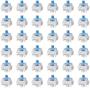 36Pcs Blue Mechanical Keyboard Switches 3-Pin Keyboard Clicker Clicky Tactile MechanicalKeyboard Switches Clicky Accurate Typing DIY Replacement Kit for 3D Prints GamingKeyboard 36Pcs Blue Mechanical Keyboard Switches 3-Pin Keyboard Clicker Clicky Tactile MechanicalKeyboard Switches Clicky Accurate Typing DIY Replacement Kit for 3D Prints GamingKeyboard