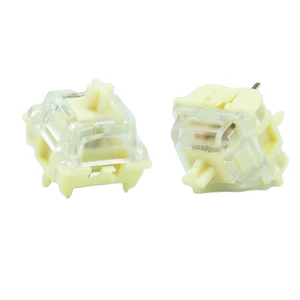 Jelly Series Keyboard Switches (Yellow,110PCS) | Heavy Tactile,RGB LED,5 Pin,Factory Pre-lubed,Full POM Key Switches,compatible for MX Mechanical Keyboard Jelly Series Keyboard Switches (Yellow,110PCS) | Heavy Tactile,RGB LED,5 Pin,Factory Pre-lubed,Full POM Key Switches,compatible for MX Mechanical Keyboard
