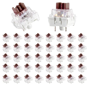 Mechanical Keyboard Switches, 50 Pcs 3 PIN Brown Keyboard Clickers | Replacement Dustproof Clicky Switches for Most Mechanical Gaming Keyboards Mechanical Keyboard Switches, 50 Pcs 3 PIN Brown Keyboard Clickers | Replacement Dustproof Clicky Switches for Most Mechanical Gaming Keyboards