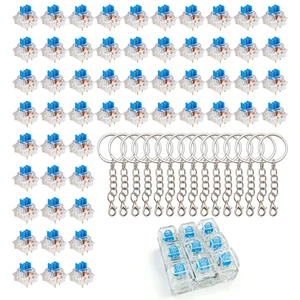 55 PCS Clickers for 3D Prints,Mechanical Keyboard Switches with 3-Pin | Fidget Clickers Insert, Featuring a Strong Tactile Feel and a Crisp Sound,Suitable for Various 3D Models,Extra 15 Keychains 55 PCS Clickers for 3D Prints,Mechanical Keyboard Switches with 3-Pin | Fidget Clickers Insert, Featuring a Strong Tactile Feel and a Crisp Sound,Suitable for Various 3D Models,Extra 15 Keychains