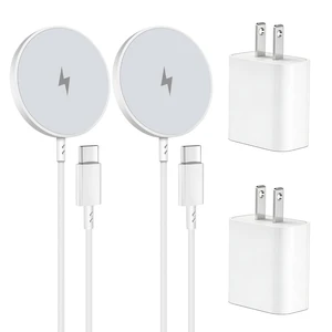 Magnetic Charger,2Pack Fast Apple Mag-Safe Charger iPhone Magnetic | Magnet Charging Pad Flat Mag Safe Charging for iPhone 17Pro Max/16 Pro Max/16Pro/16/15Pro Max/15 Plus/14/13/12/AirPods Pro3/2 Magnetic Charger,2Pack Fast Apple Mag-Safe Charger iPhone Magnetic | Magnet Charging Pad Flat Mag Safe Charging for iPhone 17Pro Max/16 Pro Max/16Pro/16/15Pro Max/15 Plus/14/13/12/AirPods Pro3/2