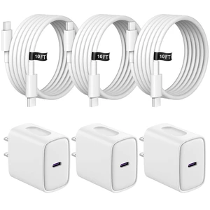 iPhone Charger Fast Charging 10FT iPhones 18 17 16 15 Charger 3 Pack | Type C Chargers USB C Charger for iPhone 18/18 Pro/18 Pro Max/iPhone Duo/Air 17/17 Plus/17 Pro/17 Pro Max/16/16 Pro Max/15 iPhone Charger Fast Charging 10FT iPhones 18 17 16 15 Charger 3 Pack | Type C Chargers USB C Charger for iPhone 18/18 Pro/18 Pro Max/iPhone Duo/Air 17/17 Plus/17 Pro/17 Pro Max/16/16 Pro Max/15