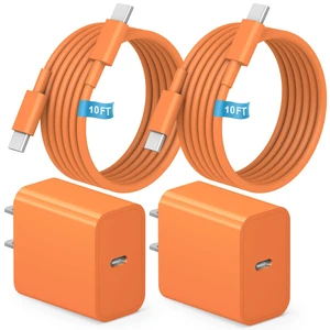 for iPhone 18 17 16 15 Charger Fast Charging 10FT Cord 20W USBC Cube Orange | 10FT Extra Long Cable with 2Pack 20W Block for iPhone 18/18Pro/18Pro Max/17/17Pro/17Pro Max/16/15/Duo for iPhone 18 17 16 15 Charger Fast Charging 10FT Cord 20W USBC Cube Orange | 10FT Extra Long Cable with 2Pack 20W Block for iPhone 18/18Pro/18Pro Max/17/17Pro/17Pro Max/16/15/Duo