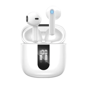 Bluetooth Earbuds Wireless Headphones, 60H Deep Bass Ear Buds with 4 Noise Cancelling Microphone, IP5 Waterproof Earphones for iPhone Android Sports audifonos Bluetooth inalambricos (Pearl) Bluetooth Earbuds Wireless Headphones, 60H Deep Bass Ear Buds with 4 Noise Cancelling Microphone, IP5 Waterproof Earphones for iPhone Android Sports audifonos Bluetooth inalambricos (Pearl)