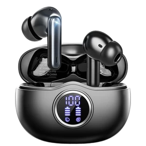Wireless Earbuds, Bluetooth 5.3 Headphones HiFi Stereo 50H Playback LED Digital Display Ear Buds with ENC Noise Canceling Headset, IPX7 Waterproof Earphones for Gym/Running/Work(Black) Wireless Earbuds, Bluetooth 5.3 Headphones HiFi Stereo 50H Playback LED Digital Display Ear Buds with ENC Noise Canceling Headset, IPX7 Waterproof Earphones for Gym/Running/Work(Black)