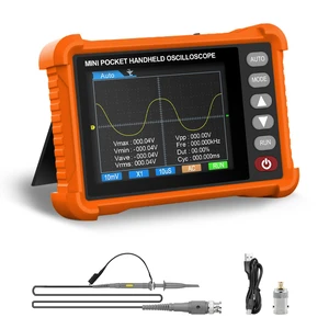 Handheld Lab Oscilloscope Automotive, Bandwidth Digital Oscilloscope | Portable Oscilloscope Kit with 2.8 Inch TFT Screen, 2.5MS/s Sampling Rate, 3 Trigger Function, USB Rechargeable Accessories Handheld Lab Oscilloscope Automotive, Bandwidth Digital Oscilloscope | Portable Oscilloscope Kit with 2.8 Inch TFT Screen, 2.5MS/s Sampling Rate, 3 Trigger Function, USB Rechargeable Accessories