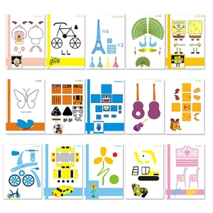 20 Sheets 3D Printer Drawing Molds Paper Stencils for 3D Printing Pen, 40 Patterns and a Clear Plate Set 20 Sheets 3D Printer Drawing Molds Paper Stencils for 3D Printing Pen, 40 Patterns and a Clear Plate Set