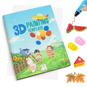 3D Printing Drawing Book, Colorful 40 Patterns Thick Paper Template | Painting Graffiti Template, with a Clear Plate, 3D Pen Model Stencils for Birthday Christmas DIY Gifts, Creative Art Projects 3D Printing Drawing Book, Colorful 40 Patterns Thick Paper Template | Painting Graffiti Template, with a Clear Plate, 3D Pen Model Stencils for Birthday Christmas DIY Gifts, Creative Art Projects