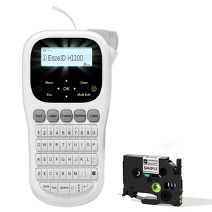 h1100 Label Maker Machine with-Tape, Label Maker Waterproof-Labels | Backlit Screen Multiple Fonts & Symbols, Portable Keyboard Labeler Waterproof-Labels 12mm 0.47 Laminated White h1100 Label Maker Machine with-Tape, Label Maker Waterproof-Labels | Backlit Screen Multiple Fonts & Symbols, Portable Keyboard Labeler Waterproof-Labels 12mm 0.47 Laminated White
