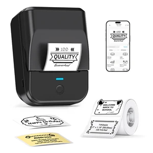 PM240 Label Maker Machine with Tape, Label Printer Black | 2'' Bluetooth Thermal Sticker Label Maker for Small Business, School Supplies, Classroom, Home Office with Multiple Templates PM240 Label Maker Machine with Tape, Label Printer Black | 2'' Bluetooth Thermal Sticker Label Maker for Small Business, School Supplies, Classroom, Home Office with Multiple Templates