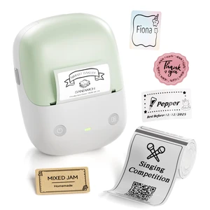 B2 Label Maker, 2 Inch Portable Thermal Label Printer, Green | Stiker Printer Compatible with Phone & PC, for Home, Small Business, School, Office Organization B2 Label Maker, 2 Inch Portable Thermal Label Printer, Green | Stiker Printer Compatible with Phone & PC, for Home, Small Business, School, Office Organization