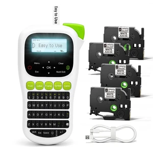 Label Maker Machine with 4 Tapes, Labeler, H1100 Handheld Label Maker | Portable Label Printer with Waterproof Labels Laminated, Backlit Screen & Keyboard for Home Office Kids School Items Labeling Label Maker Machine with 4 Tapes, Labeler, H1100 Handheld Label Maker | Portable Label Printer with Waterproof Labels Laminated, Backlit Screen & Keyboard for Home Office Kids School Items Labeling