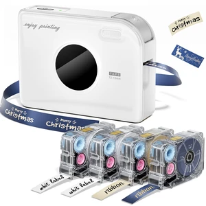 Ribbon Printer, A30 Bluetooth Small Label Maker Machine with Tapes | Print Custom Text And Icons For Small Business, Gift Decorations, Fabric Tags, DIY Crafts, Wedding Bouquets & Party Favors Ribbon Printer, A30 Bluetooth Small Label Maker Machine with Tapes | Print Custom Text And Icons For Small Business, Gift Decorations, Fabric Tags, DIY Crafts, Wedding Bouquets & Party Favors