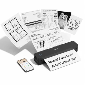 MT610 Portable Printer, Wireless for Travel, Inkless Thermal, Black | Compatible with 8.5x11"" US Letter, A4, A5, for iPhone, Android, Laptop, Bluetooth, Home Use, 203DPI, Travel Printer MT610 Portable Printer, Wireless for Travel, Inkless Thermal, Black | Compatible with 8.5x11"" US Letter, A4, A5, for iPhone, Android, Laptop, Bluetooth, Home Use, 203DPI, Travel Printer