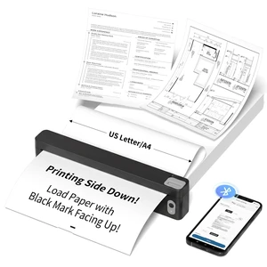 Portable US Letter Thermal Printer with Bluetooth, Inkless Printing | AI-powered app, Private local printing, Custom designs, Early learning materials, Ultra-compact rechargeable design Portable US Letter Thermal Printer with Bluetooth, Inkless Printing | AI-powered app, Private local printing, Custom designs, Early learning materials, Ultra-compact rechargeable design