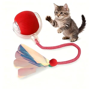 Automatic Cat Toy Ball for Indoor Cats, Interactive Self Moving Electronic Cat Toys, USB Rechargeable, Silent Auto Rolling Kitten Toy for Boredom Relief & Exercise Automatic Cat Toy Ball for Indoor Cats, Interactive Self Moving Electronic Cat Toys, USB Rechargeable, Silent Auto Rolling Kitten Toy for Boredom Relief & Exercise