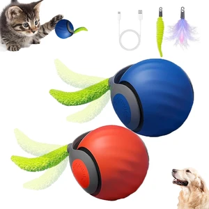 2Packs Speedy 2.0 Tail Cat Toys for Bored Indoor Adult Cats,2025 New Generation Interactive Cat Toys for Indoor Cats,Automatic Moving Ball with Tail,Blue and Orange 2Packs Speedy 2.0 Tail Cat Toys for Bored Indoor Adult Cats,2025 New Generation Interactive Cat Toys for Indoor Cats,Automatic Moving Ball with Tail,Blue and Orange