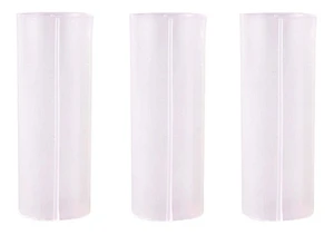 3PCS 18650 Battery Protective Sleeve, 18650 Battery Spacer, 18650 Battery Holder Converter (Batteries are not Included) - 3 Pack 3PCS 18650 Battery Protective Sleeve, 18650 Battery Spacer, 18650 Battery Holder Converter (Batteries are not Included) - 3 Pack