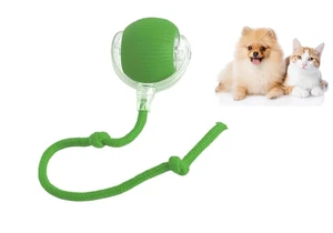 Interactive Rolling Dog & Cat Toy - Smart 360° Automatic Electric Ball, Chewable & Self-Rolling, Viral Fun for Indoor Pets, Stimulates Exercise & Play, Ideal for Dogs and Cats (Green) Interactive Rolling Dog & Cat Toy - Smart 360° Automatic Electric Ball, Chewable & Self-Rolling, Viral Fun for Indoor Pets, Stimulates Exercise & Play, Ideal for Dogs and Cats (Green)