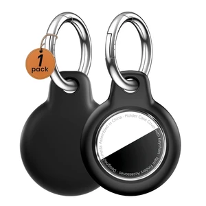 1 Pack Case for AirTag 2nd & 1st Gen, PC Hard Shell Keychain, Black | 360° Full-Body Protection, Secure Swivel Buckle, Ultra-Thin Hard PC, Easy Install, for Keys, Luggage, Bags & Pet Collars 1 Pack Case for AirTag 2nd & 1st Gen, PC Hard Shell Keychain, Black | 360° Full-Body Protection, Secure Swivel Buckle, Ultra-Thin Hard PC, Easy Install, for Keys, Luggage, Bags & Pet Collars