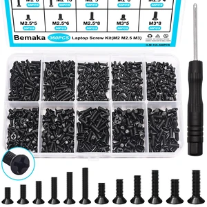 360Pcs Laptop Screws Notebook Computer Tiny Screw Kit 12 Sizes M2 M2.5 M3 Laptop Replacement Computer Screws for Motherboard SSD PC Fan Hard Drive 360Pcs Laptop Screws Notebook Computer Tiny Screw Kit 12 Sizes M2 M2.5 M3 Laptop Replacement Computer Screws for Motherboard SSD PC Fan Hard Drive