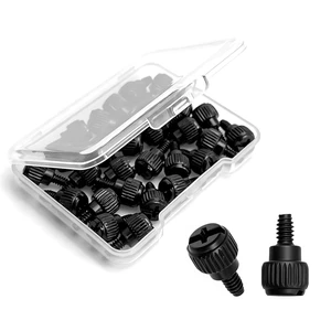 30Pcs 6-32 & M3.5 Thumb Screws for PC Case Cover, HDD, PSU, PCI Slots 30Pcs 6-32 & M3.5 Thumb Screws for PC Case Cover, HDD, PSU, PCI Slots