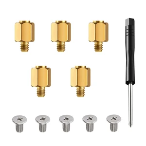 Brass M.2 SSD mounting Screw kit for ASUS Motherboards Brass M.2 SSD mounting Screw kit for ASUS Motherboards