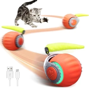Speedy Tail 2.0 Cat Toy, 2-Pack Smart Ball, Rechargeable | Smart rolling ball with tail offers 2 play modes, obstacle avoidance, and up to 6 hours of play for indoor cats. Speedy Tail 2.0 Cat Toy, 2-Pack Smart Ball, Rechargeable | Smart rolling ball with tail offers 2 play modes, obstacle avoidance, and up to 6 hours of play for indoor cats.