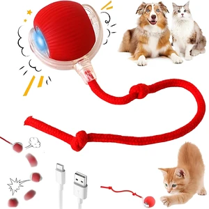 Purrmitive 2026 Durable Interactive Cat Toys for Indoor Cats, Dog Toys Ball, Rolling Pet Ball, Smart Automatic Cat Chase Balls Toy, Interactive Dog Toys Speedy Tail,Kitten & Cat Toys Interactive (Red) Purrmitive 2026 Durable Interactive Cat Toys for Indoor Cats, Dog Toys Ball, Rolling Pet Ball, Smart Automatic Cat Chase Balls Toy, Interactive Dog Toys Speedy Tail,Kitten & Cat Toys Interactive (Red)