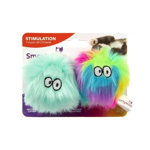 (2 Count) Fuzzy Friends Plush Catnip Ball Cat Toys - Rainbow/Turquoise, 2 Count (2 Count) Fuzzy Friends Plush Catnip Ball Cat Toys - Rainbow/Turquoise, 2 Count
