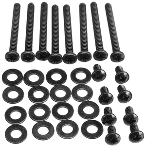 Water Cooling Radiator Fitting Screws Fan Mounting Screw Kit Durable Metal Water Cooling Radiator Screw Kit (Black) Water Cooling Radiator Fitting Screws Fan Mounting Screw Kit Durable Metal Water Cooling Radiator Screw Kit (Black)