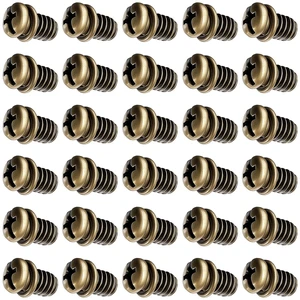30 Pcs Ceiling Fan Blade Screws, 1/4"-20 x 3/8 Carbon Steel Phillips Pan Motor Replacement Screw for Lighting Ceiling Fan Blades Fans Light Cover Screw Cap 30 Pcs Ceiling Fan Blade Screws, 1/4"-20 x 3/8 Carbon Steel Phillips Pan Motor Replacement Screw for Lighting Ceiling Fan Blades Fans Light Cover Screw Cap