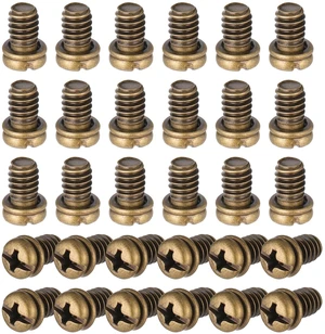 30Pcs Ceiling Fan Blade Screws, 1/4"-20 X 3/8 Ceiling Fan Blade Screws Replacement Carbon Steel Fasteners Bolts Pan Head Phillips Machine Screw for Lighting Ceilings Fans Light Cover Screw Cap 30Pcs Ceiling Fan Blade Screws, 1/4"-20 X 3/8 Ceiling Fan Blade Screws Replacement Carbon Steel Fasteners Bolts Pan Head Phillips Machine Screw for Lighting Ceilings Fans Light Cover Screw Cap