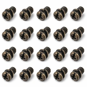 20PCS Ceiling Fan Blade Screw 1/4"-20x3/8 Carbon Steel Pan | Ceiling Fan Replacement Parts, Replacement Fasteners Machine Screwsbolts for Lighting Ceiling Fan, Copper 20PCS Ceiling Fan Blade Screw 1/4"-20x3/8 Carbon Steel Pan | Ceiling Fan Replacement Parts, Replacement Fasteners Machine Screwsbolts for Lighting Ceiling Fan, Copper