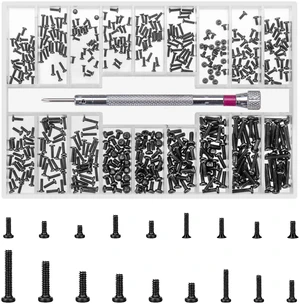 500 Pcs M1.2/M1.4/M2 Laptop Screws, Small Micro Tiny Screws for Electronics, Mini Computer Replacement Screw for Glasses Watch SSD M.2 Hard Drive Repair Screw(Black) (N) 500 Pcs M1.2/M1.4/M2 Laptop Screws, Small Micro Tiny Screws for Electronics, Mini Computer Replacement Screw for Glasses Watch SSD M.2 Hard Drive Repair Screw(Black) (N)