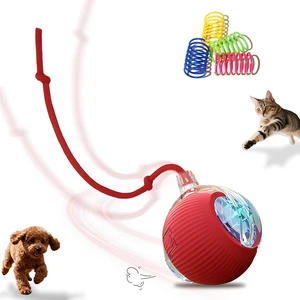 Smart Cat Toy Ball for Indoor Cats & Small Dogs Playing | 360° Rotation Automatic Moving Chase Toy, Obstacle Avoidance Interactive Play with 4 Spiral Springs Smart Cat Toy Ball for Indoor Cats & Small Dogs Playing | 360° Rotation Automatic Moving Chase Toy, Obstacle Avoidance Interactive Play with 4 Spiral Springs