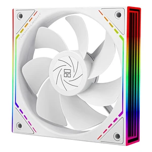 TL-M12RW 120mm ARGB Case Fan, White Computer Case Cooling, Quiet PWM PC Inverted Fan,ARGB Light Effect with Infinite Mirrors on Both Sides, LED Adjustable, Low Noise 23.2dba TL-M12RW 120mm ARGB Case Fan, White Computer Case Cooling, Quiet PWM PC Inverted Fan,ARGB Light Effect with Infinite Mirrors on Both Sides, LED Adjustable, Low Noise 23.2dba