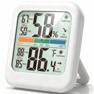 Room Thermometer Indoor Hygrometer Temperature Humidity Monitor | 5s Fast Refresh, 2.8" Large LCD, Battery included, Accurate Sensor for Home Office Baby Nursery Greenhouse Reptile Incubator Room Thermometer Indoor Hygrometer Temperature Humidity Monitor | 5s Fast Refresh, 2.8" Large LCD, Battery included, Accurate Sensor for Home Office Baby Nursery Greenhouse Reptile Incubator