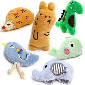 Cat Toys, Interactive Cats Toy for Indoor Cats, Soft and Durable Crinkle Sound Catnip Toys, Catnip Filled Mouse Cat Teething Chew Toy (Pack of 6) Cat Toys, Interactive Cats Toy for Indoor Cats, Soft and Durable Crinkle Sound Catnip Toys, Catnip Filled Mouse Cat Teething Chew Toy (Pack of 6)