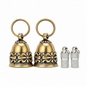 Copper Collar Bell for Small Pet, 0.7 inch Bell for Cats and Dogs,Noise NOT LOUD Come with Silver Pet Anti-Lost ID Pendant Tags (2Set) Copper Collar Bell for Small Pet, 0.7 inch Bell for Cats and Dogs,Noise NOT LOUD Come with Silver Pet Anti-Lost ID Pendant Tags (2Set)