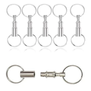 5 Pack Quick Release Pull Apart Keychains, Detachable Split Key Rings for Car Key Separation Car Fob Keys House Key Padlock Keys Lock Key RFID Key Tags 5 Pack Quick Release Pull Apart Keychains, Detachable Split Key Rings for Car Key Separation Car Fob Keys House Key Padlock Keys Lock Key RFID Key Tags