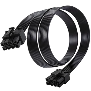 8 Pin GPU Cable for Corsair Type 4 PSU, 25.5 Inch PCIe Power Cable | Low-profile flat design improves cable management and helps create a cleaner PC build with better internal organization. 8 Pin GPU Cable for Corsair Type 4 PSU, 25.5 Inch PCIe Power Cable | Low-profile flat design improves cable management and helps create a cleaner PC build with better internal organization.